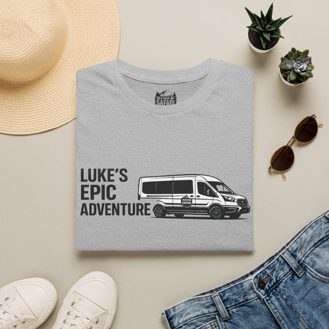 Adventure Van T-Shirt — "Luke's Epic Adventure" Road Trip Tee