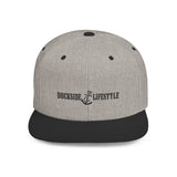 Dockside Lifestyle Flat Bill Snapback Hat – Perfect for Summer Adventures