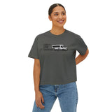 women's boxy tee - "Luke's Epic Adventure" Van Graphic