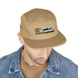 Embroidered Camper Van 5-Panel Cap — "Luke's Epic Adventure"