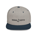 Dockside Lifestyle Flat Bill Snapback Hat – Perfect for Summer Adventures
